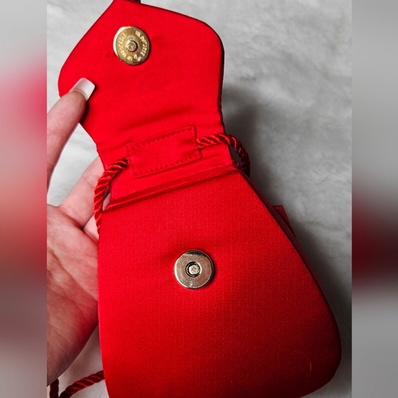 NORDSTROM Ruby Satin Tassle Mini Shoulder Bag - Picture 4 of 5